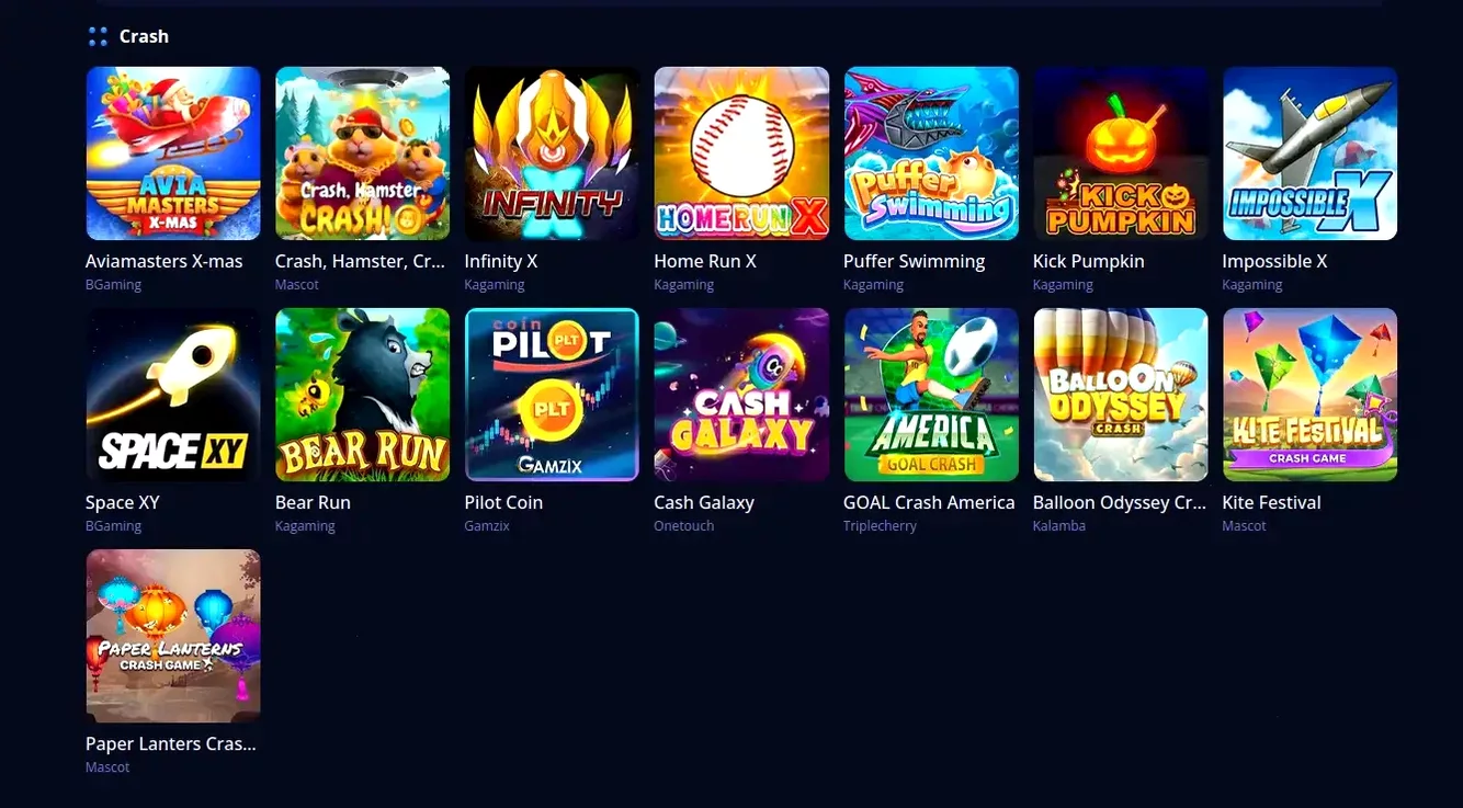 Игровой каталог Bc Game